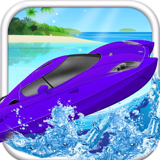 A Jet Boat Racer - A Speed-Boat Shooter Free Water Racing Game Icon
