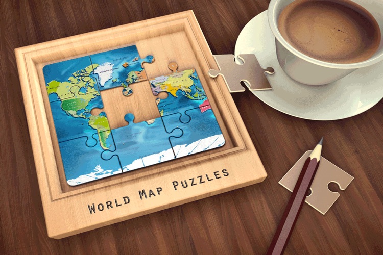 World Map Puzzle (Jigsaw)