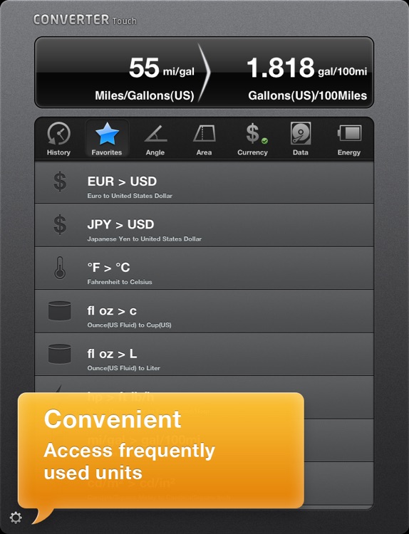 Converter Touch HD ~ Fastest Unit Converter screenshot-4