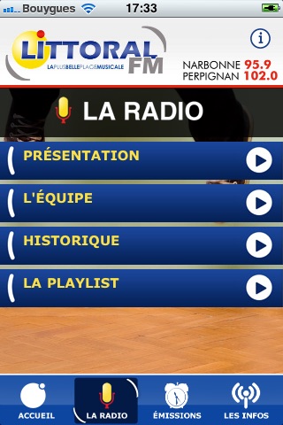 LittoralFM screenshot 2