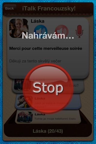 iTalk Francouzsky! konverzace: slovíčka a fráze pro rodilé mluvčí češtiny screenshot 4