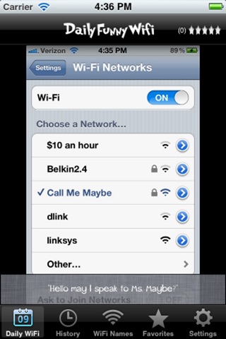 Funny Wifi Names screenshot 2