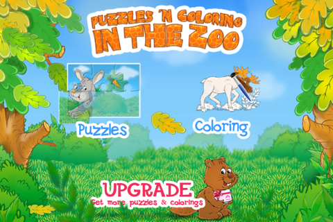 Puzzles 'N Colouring - In the Zoo. screenshot 2
