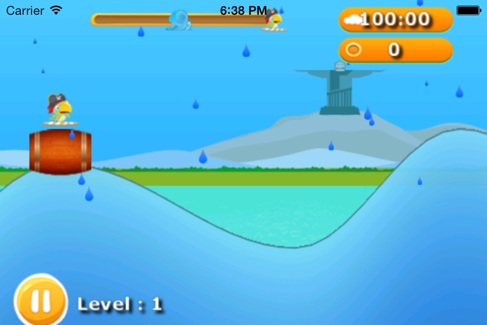 Sully the Pirate Parrot Surfer screenshot 2