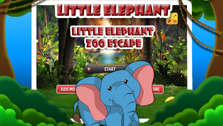 little Barney the Elephant zoo escape - Free running game