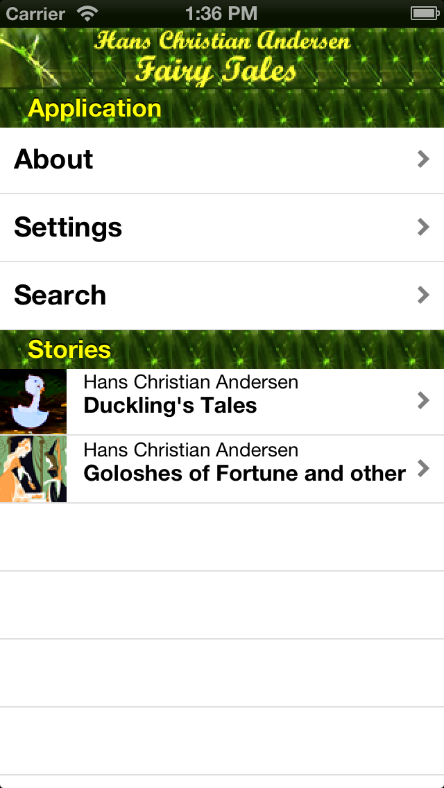 How to cancel & delete Best Hans Christian Andersen's Fairy Tales (with search) from iphone & ipad 1