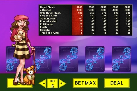 777 Video Poker Mania - Free Classic Poker Game screenshot 3