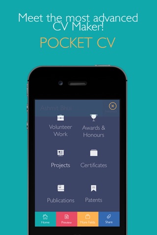 Pocket CV : Professional Resume Designer On The Go screenshot 3
