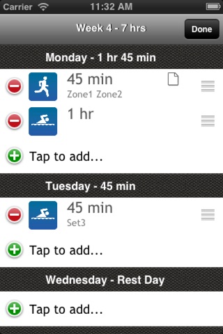 Triathlon Timetable screenshot 4