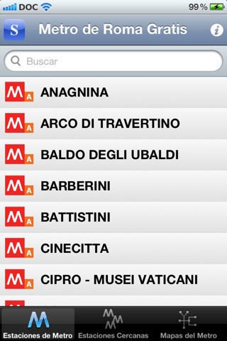 iMetroLocator Rome Free screenshot 2