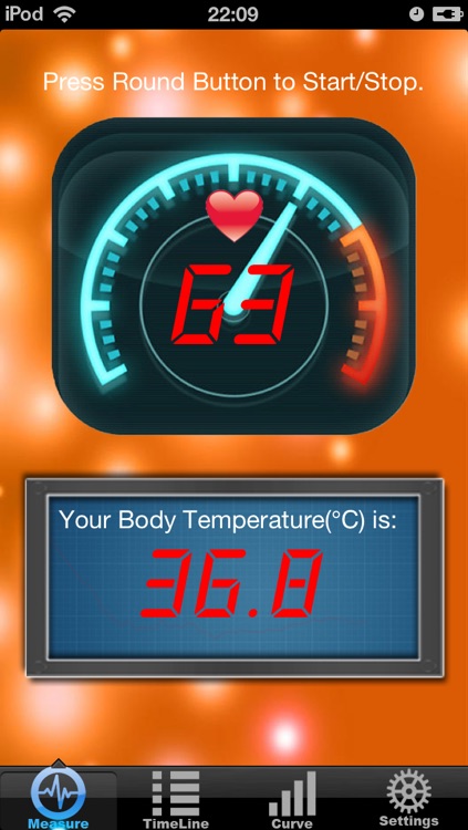 Measure Temperature & Heart Rate