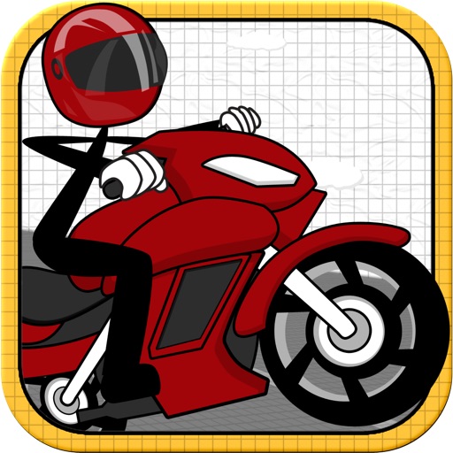 Stickman Bike Race: Chase the Real and Furious Theft Racing Doodle Motorcycle Car Free by Top Crazy Games icon