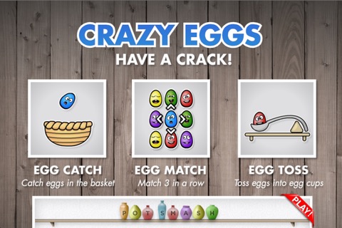 Crazy Eggs: Catch, Match & Tossのおすすめ画像1