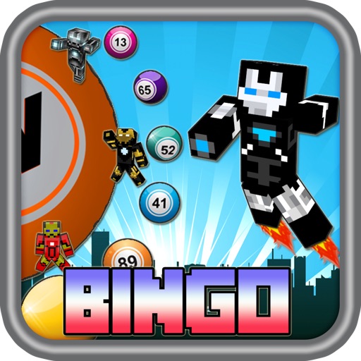 Iron Blocks Bingo Blitz - man & boy edition icon