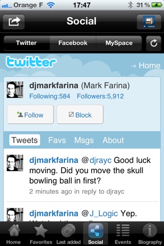 Mark Farina by mix.dj screenshot 4