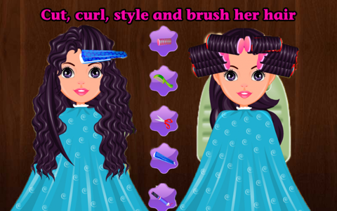 Hair salon Hairdo - kids games screenshot 2