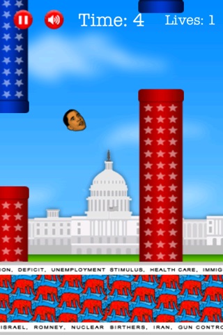 The Obama Game - An American White House President Free Fight Clash Against Republicans Democrats Congress and The Press screenshot 3
