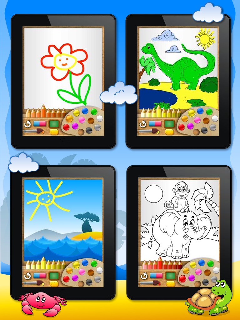 Abby Monkey® - Painter Star: Draw and Color - My First Coloring Book screenshot 3