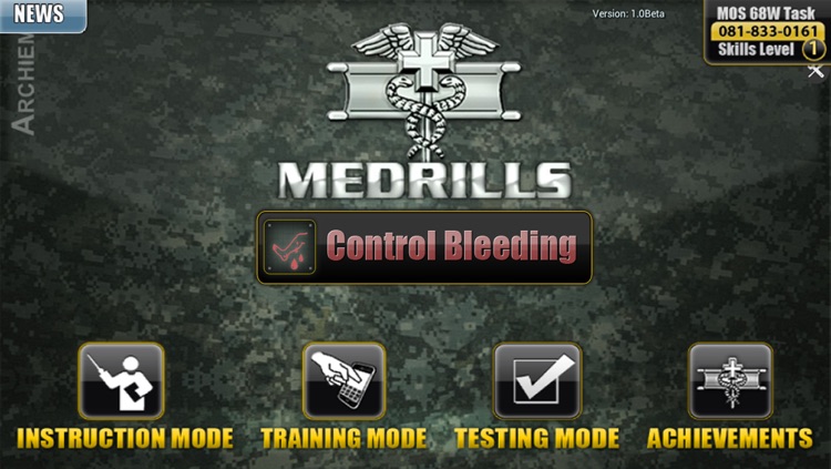 Medrills: Army Control Bleeding