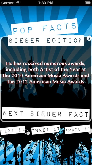 Pop Facts - Bieber Edition(圖1)-速報App