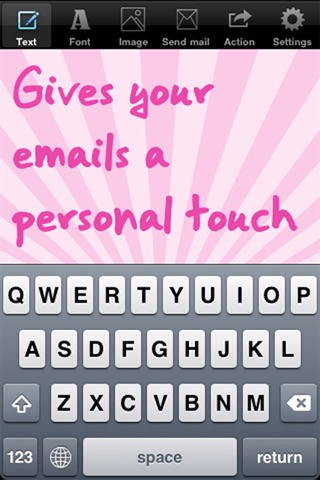 Handwritten email Free screenshot 2