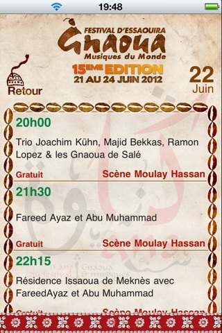 Festival d'Essaouira - Gnaoua - Musiques du Monde screenshot 3