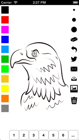 Independence Day Coloring Book for Children: Learn to draw and color icons of the United States of Americaのおすすめ画像3