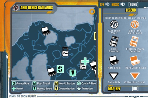 Borderlands 2 Official Map App screenshot 2
