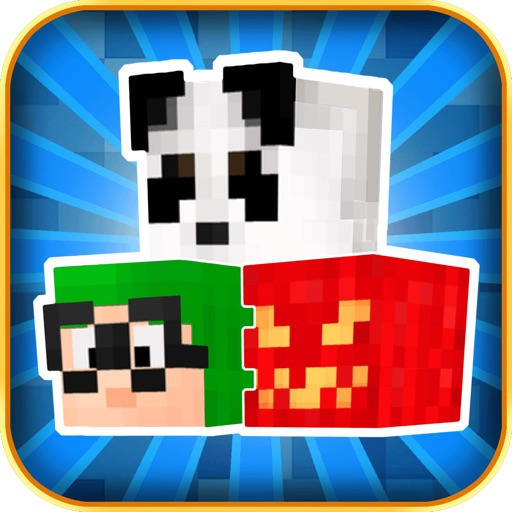 Match-3 Skins - 3D Multi-player Puzzle Survival Mine-craft Edition FREE icon