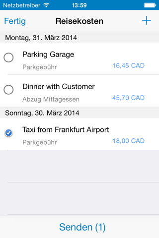 SAP Travel Receipt Capture screenshot 3