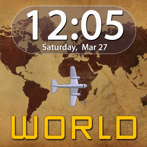 Clockscapes  Around The World - Animated Clock Display! icon