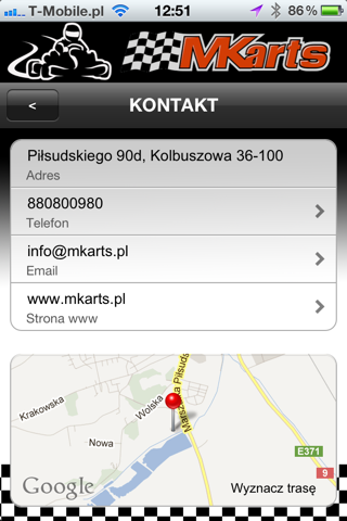 MKarts Kolbuszowa screenshot 3