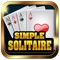 Enjoy the most popular card game ever - 'Simple Solitaire