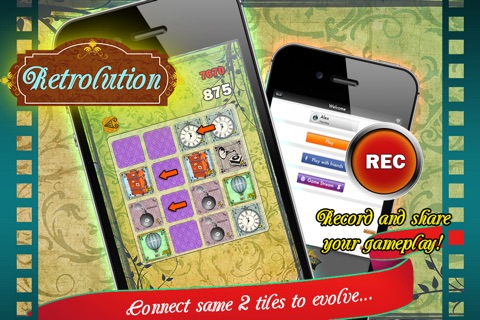 Vintage Retro.lution ad.fun puzzle -  Test you.r crop.ic reflex.es in this fram.atic 2048 top.hatter game screenshot 3