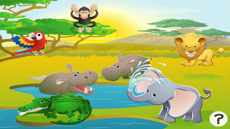 Safari animals game for children age 2-5: Train your skills for kindergarten, preschool or nursery school