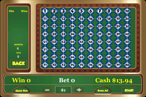 Poker Keno Las Vegas - Lottery Casino Game Free screenshot 2