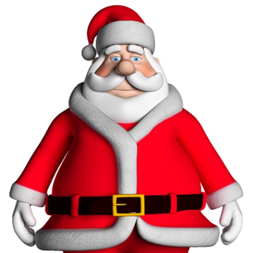 A Talking Santa 3D for iPhone - The Merry Christmas Game icon