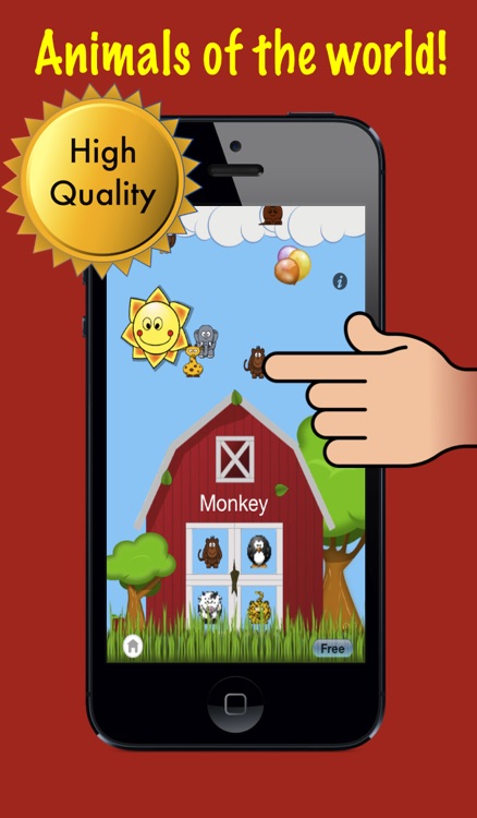 A Funny Animal Barn: First Farm Puzzle For Free