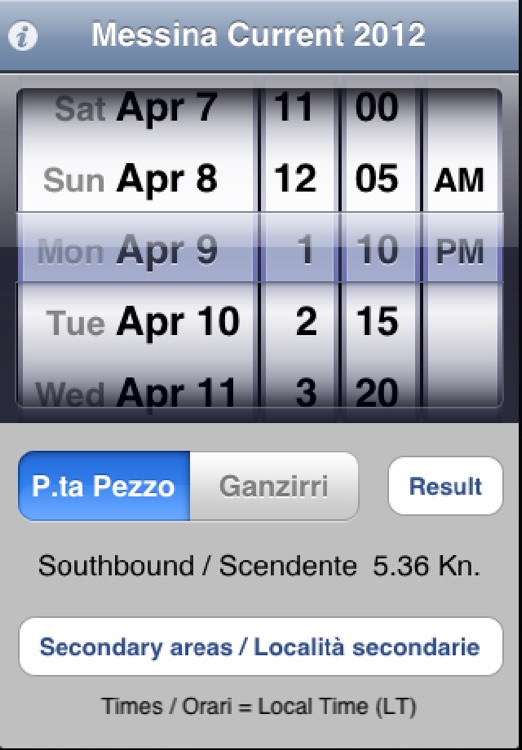 Messina Strait Current 2012
