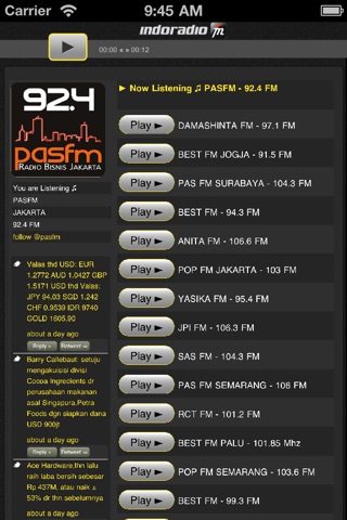 Indoradio Fm screenshot 2