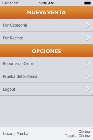 Taquilla screenshot 2