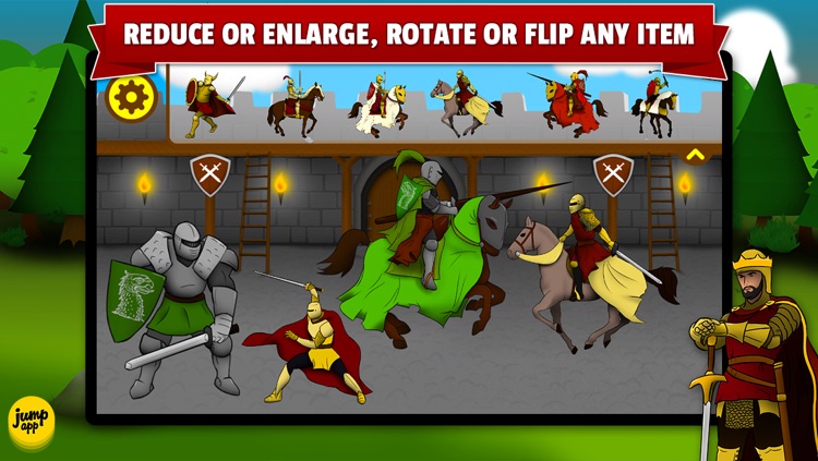 Sticker Play: Knights, Dragons and Castles - Premium screenshot-3