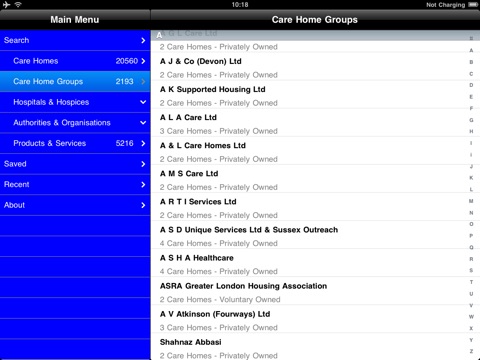 Care Homes iPad screenshot 3