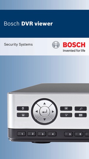 Bosch Dvr On The App Store