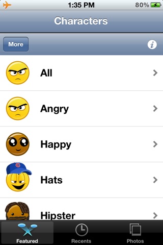 Emoji Characters and Smileys! screenshot 3