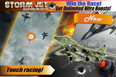 Aerial Jet Shooting War: Pro Air Combat Fighter Sim Game HD screenshot 3