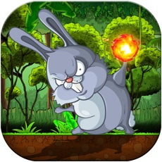 Activities of Bunny Jungle Jump & Fire Throw - Jumping Rabbit & Flying Burning Ball FREE FUN