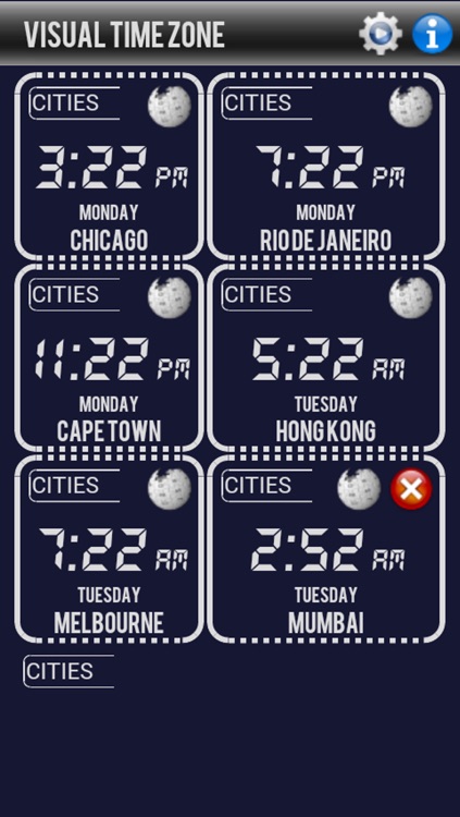 Visual Time Zone Free screenshot-3