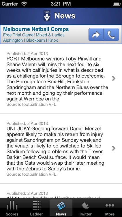 Official VFL App screenshot-3