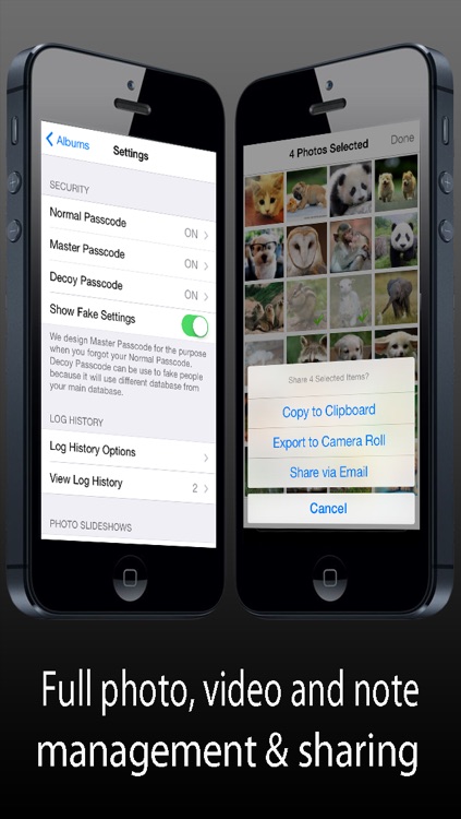 Data Privacy Manager Pro ™ security suit to lock my private secret photos , pictures , videos and notes screenshot-4